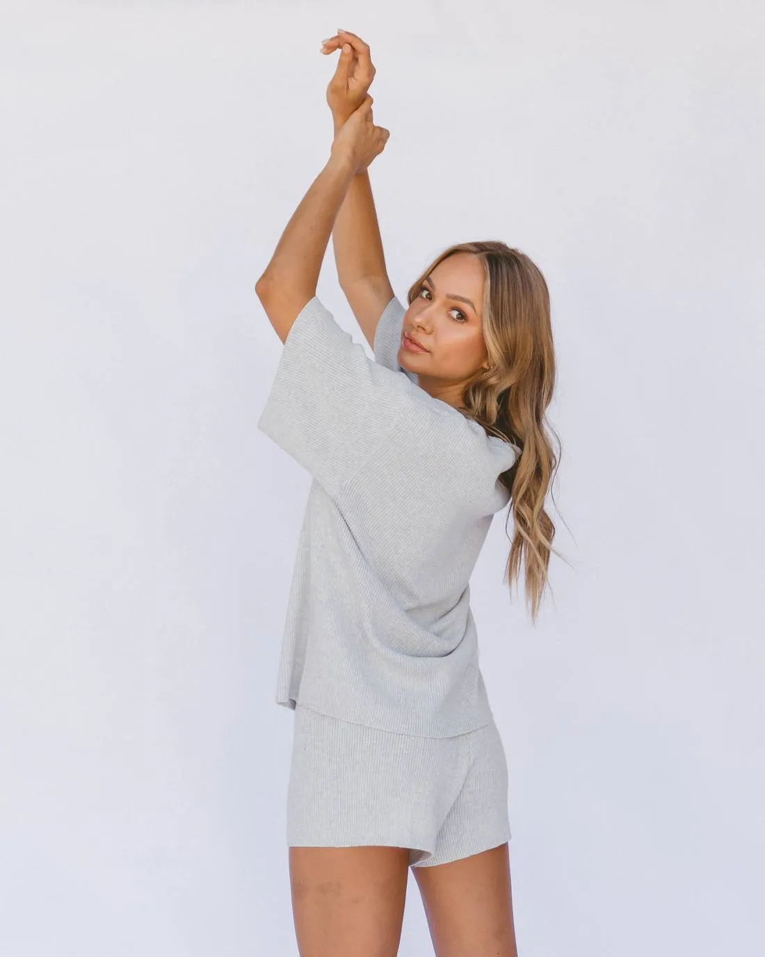 Alex Knit Shorts | Blue Marle