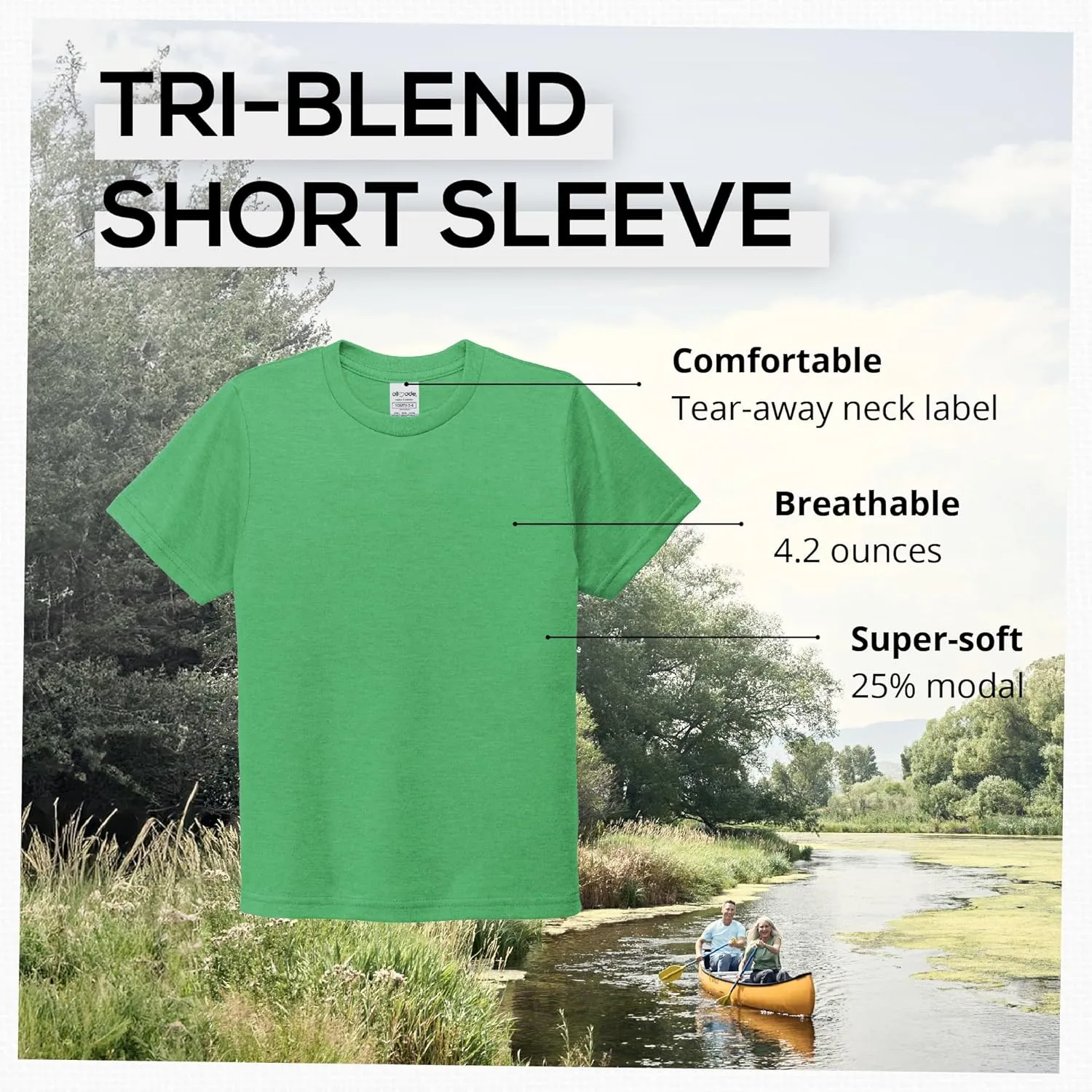 Allmade Youth Tri-Blend T-Shirt