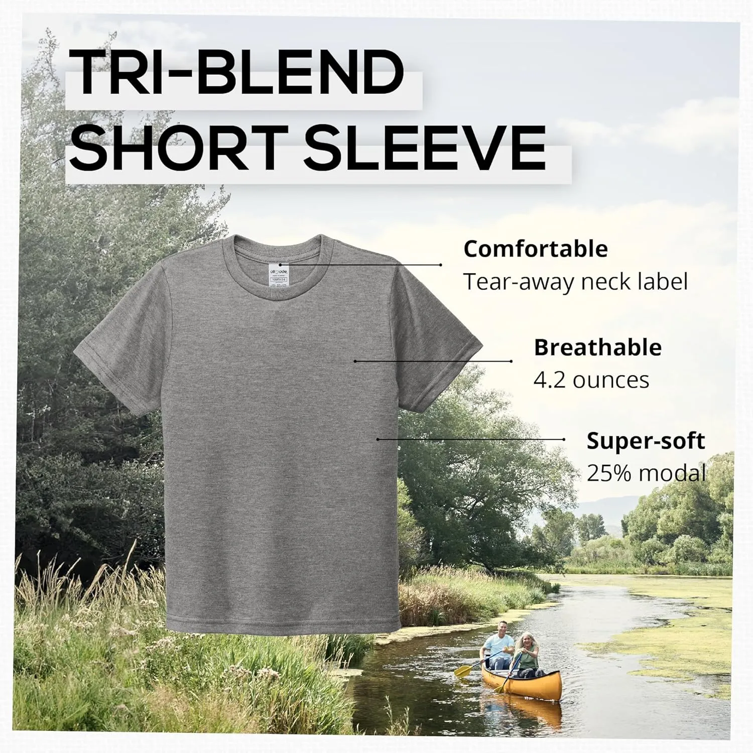 Allmade Youth Tri-Blend T-Shirt
