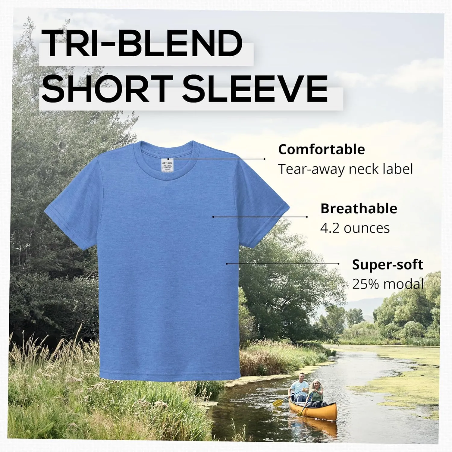 Allmade Youth Tri-Blend T-Shirt