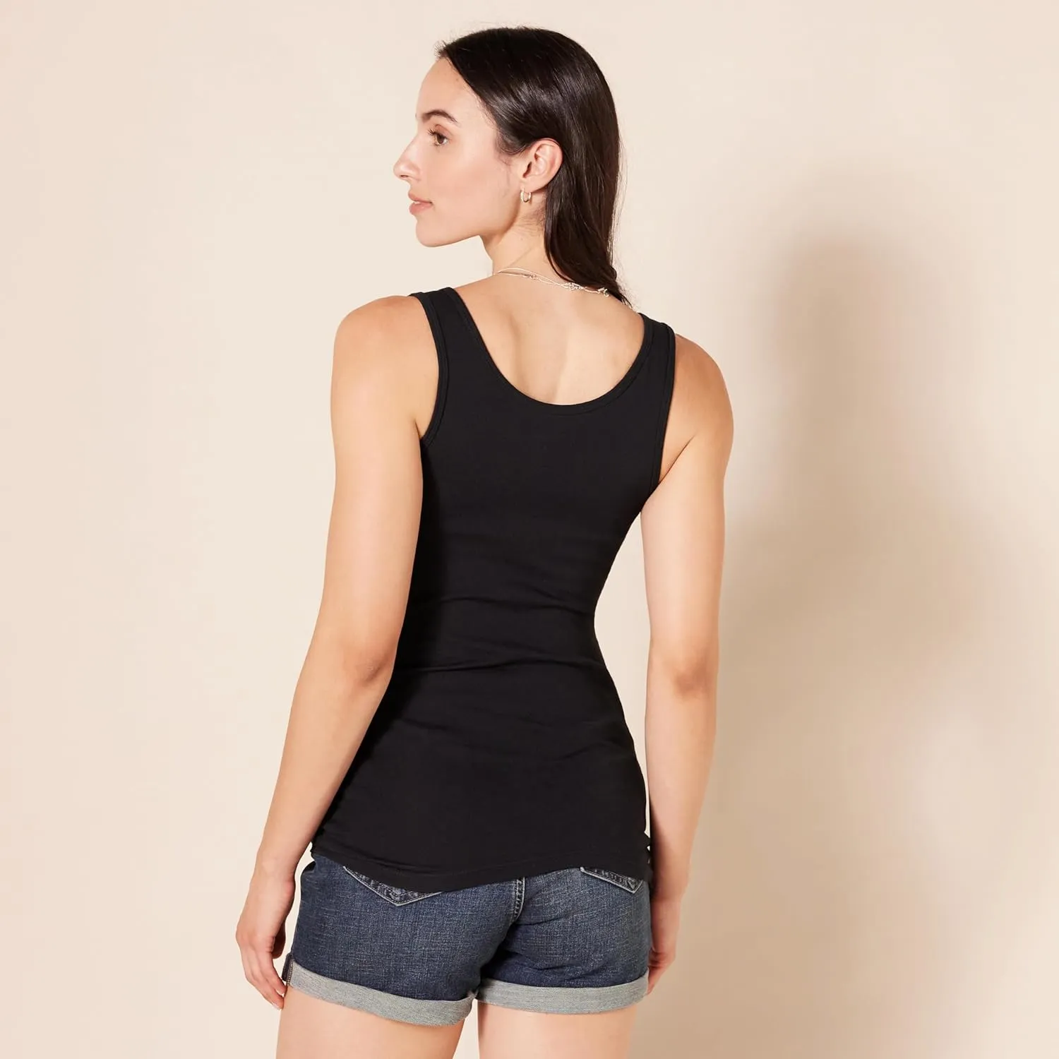 Amazon Essentials Women's Slim-Fit Tank Top, Pack of 2
