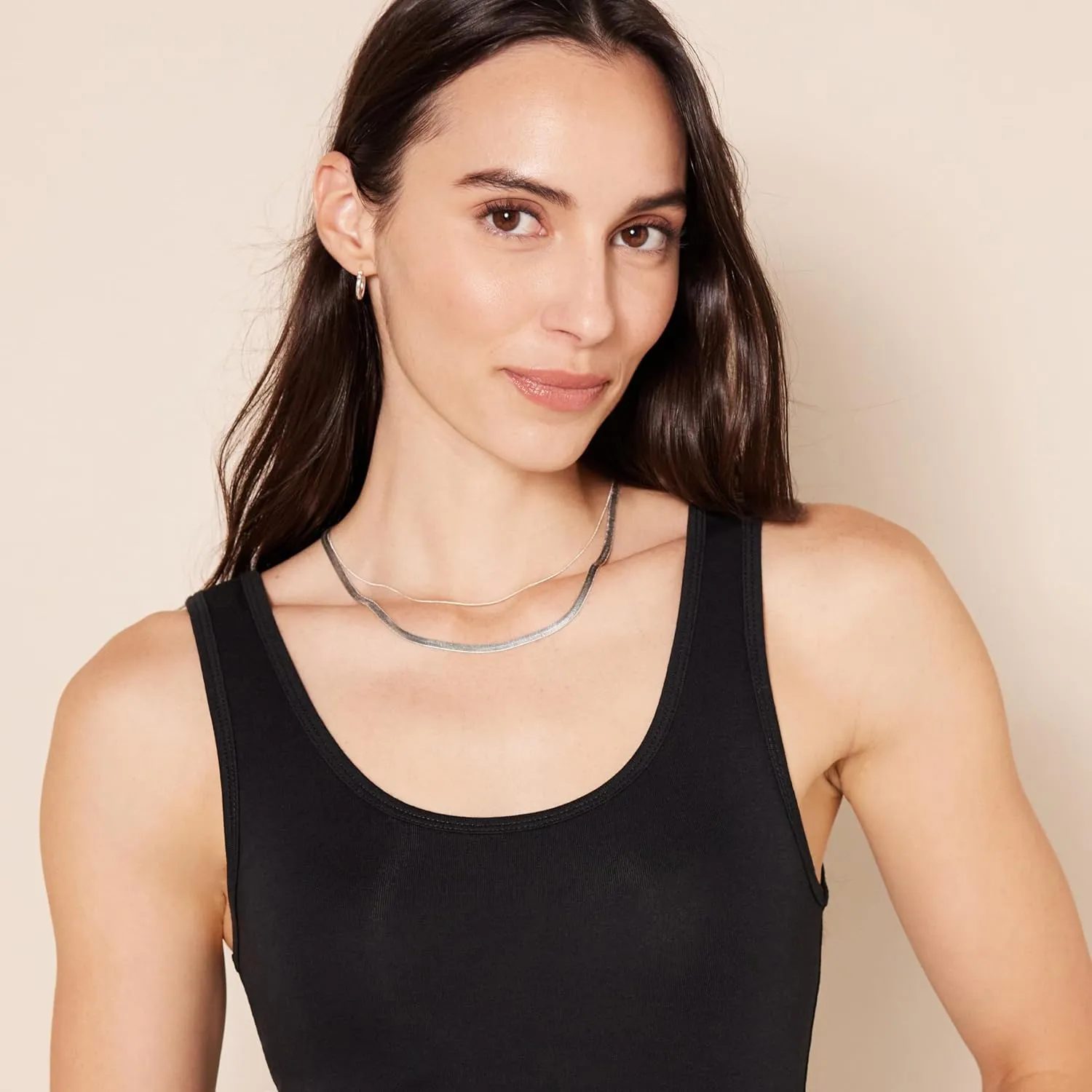 Amazon Essentials Women's Slim-Fit Tank Top, Pack of 2