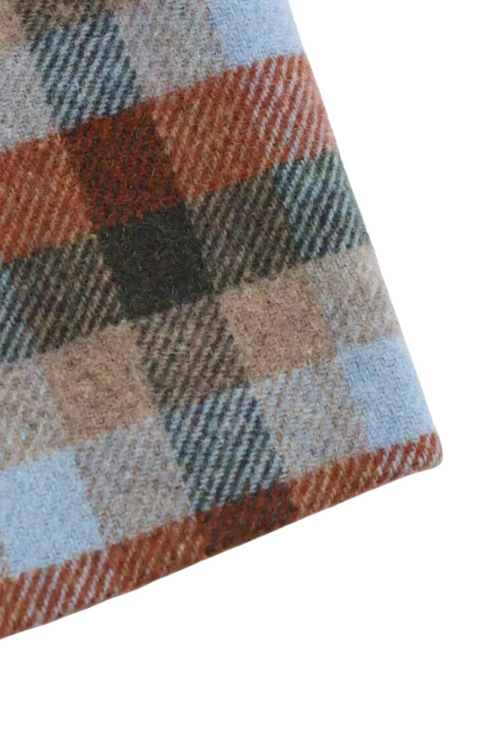 'Anita ' Short Length Color-Blocked Tweed Jacket