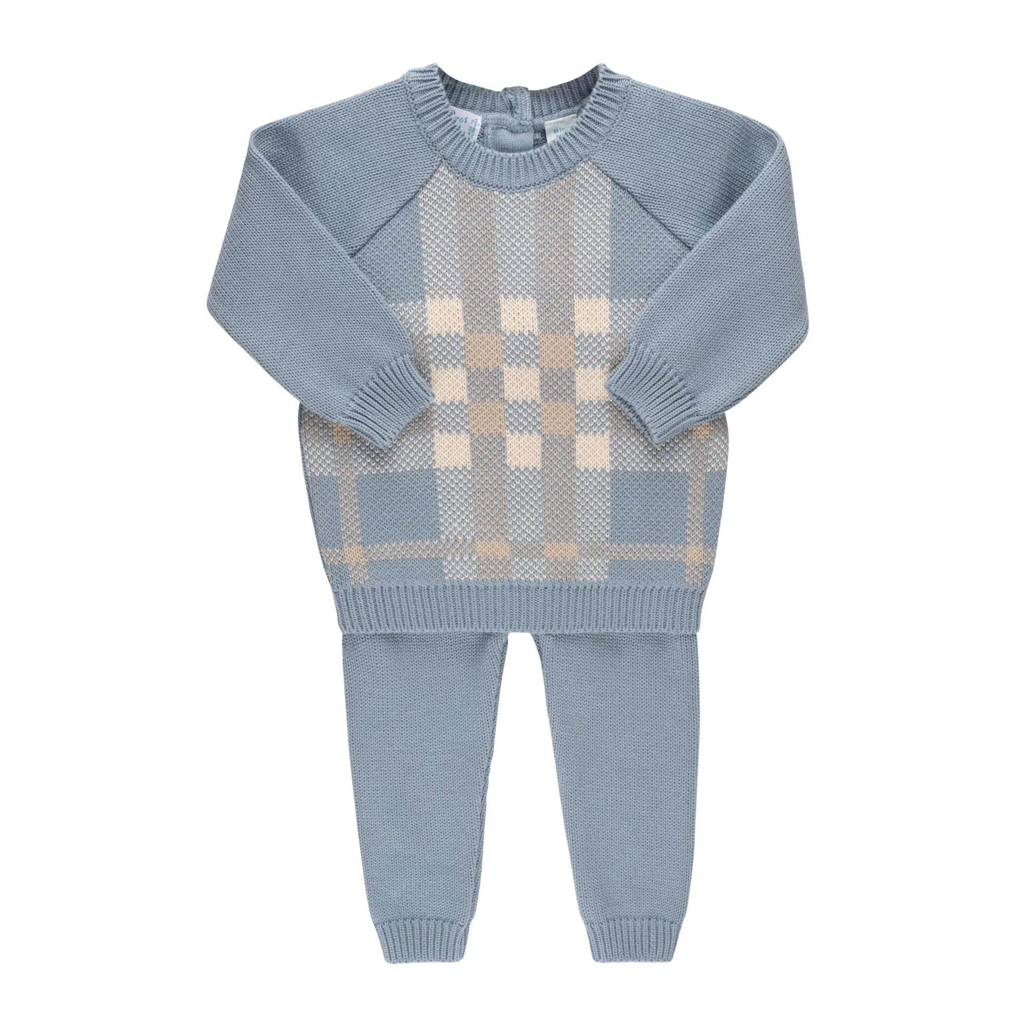 Baby Plaid Sweater Set