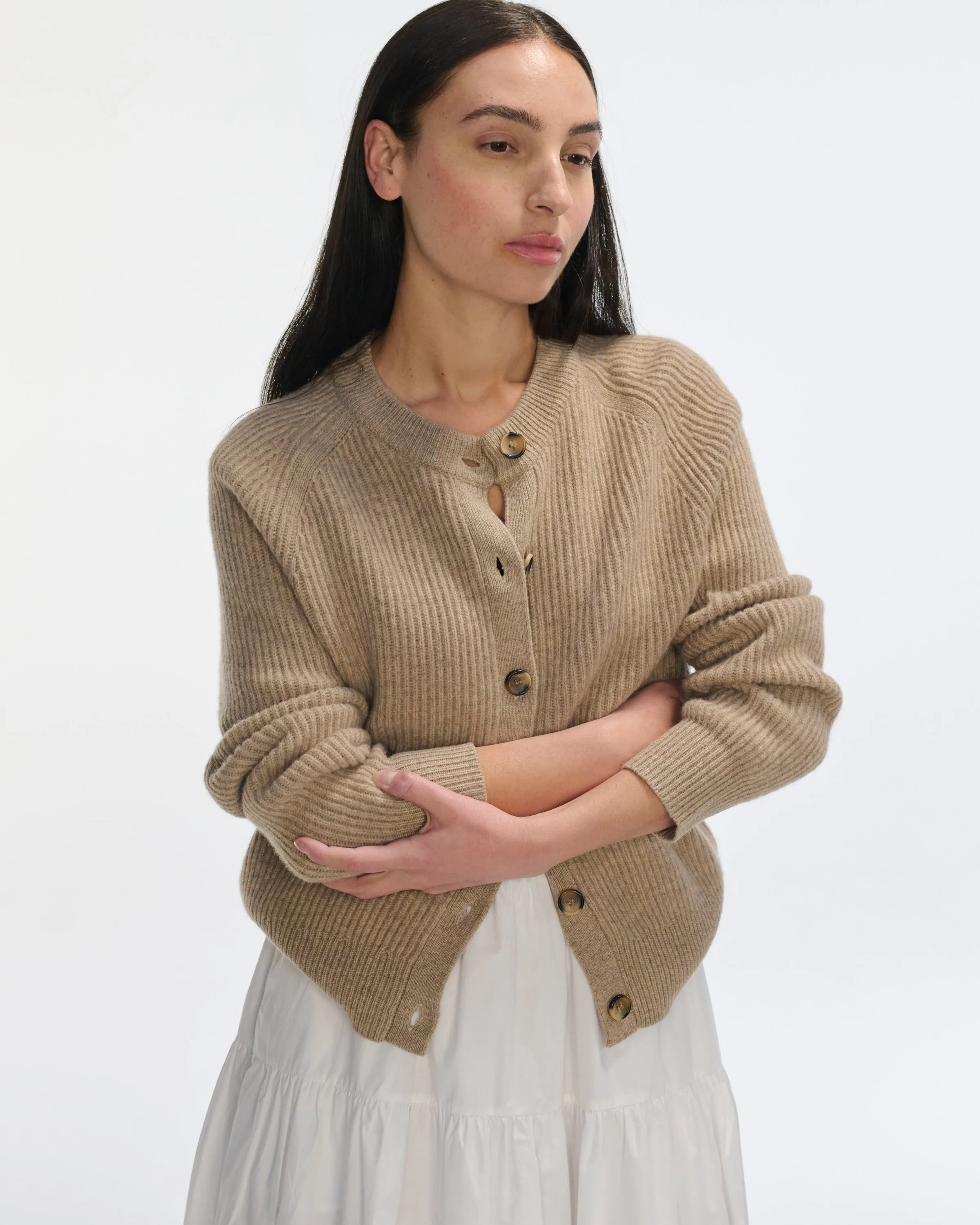 Button Up Wool Cardigan