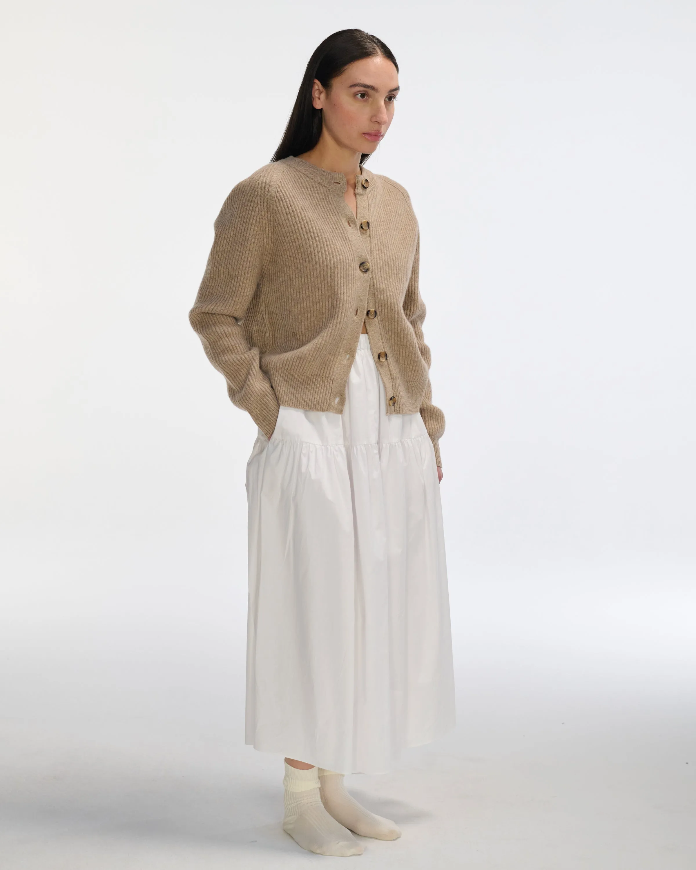 Button Up Wool Cardigan