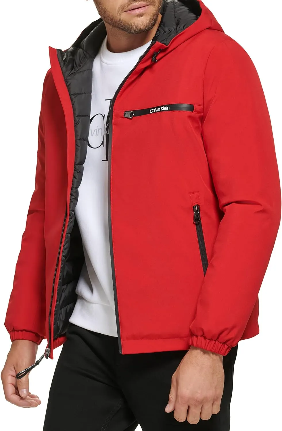 Calvin Klein Men's Hooded Windbreaker