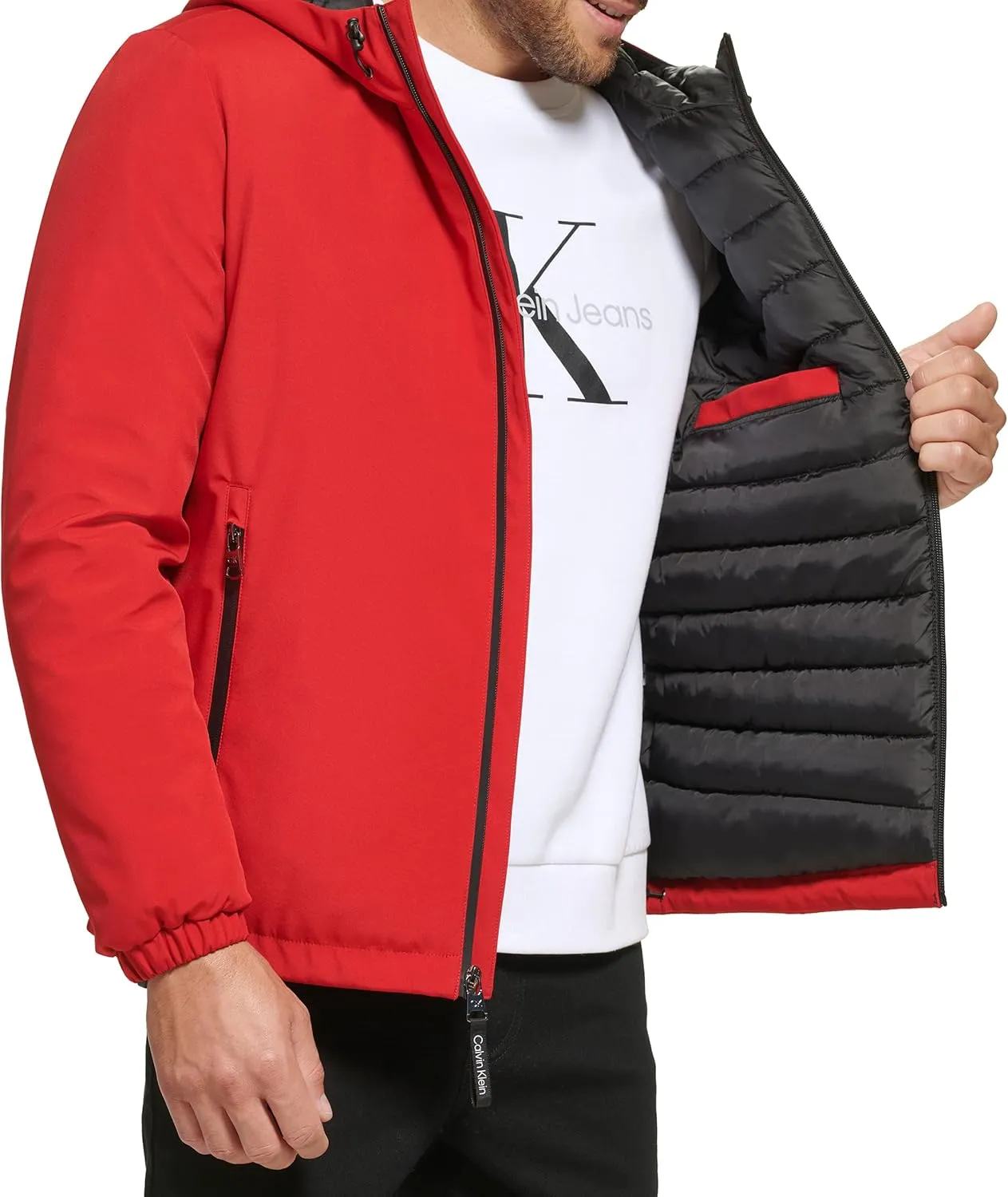 Calvin Klein Men's Hooded Windbreaker