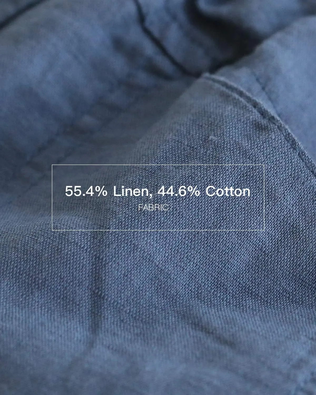 CUNYI Boys' Linen Pull-On Jogger Pants Solid Color Casual Pants