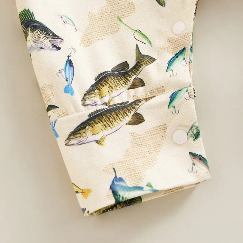 Davie Dino Fish Romper