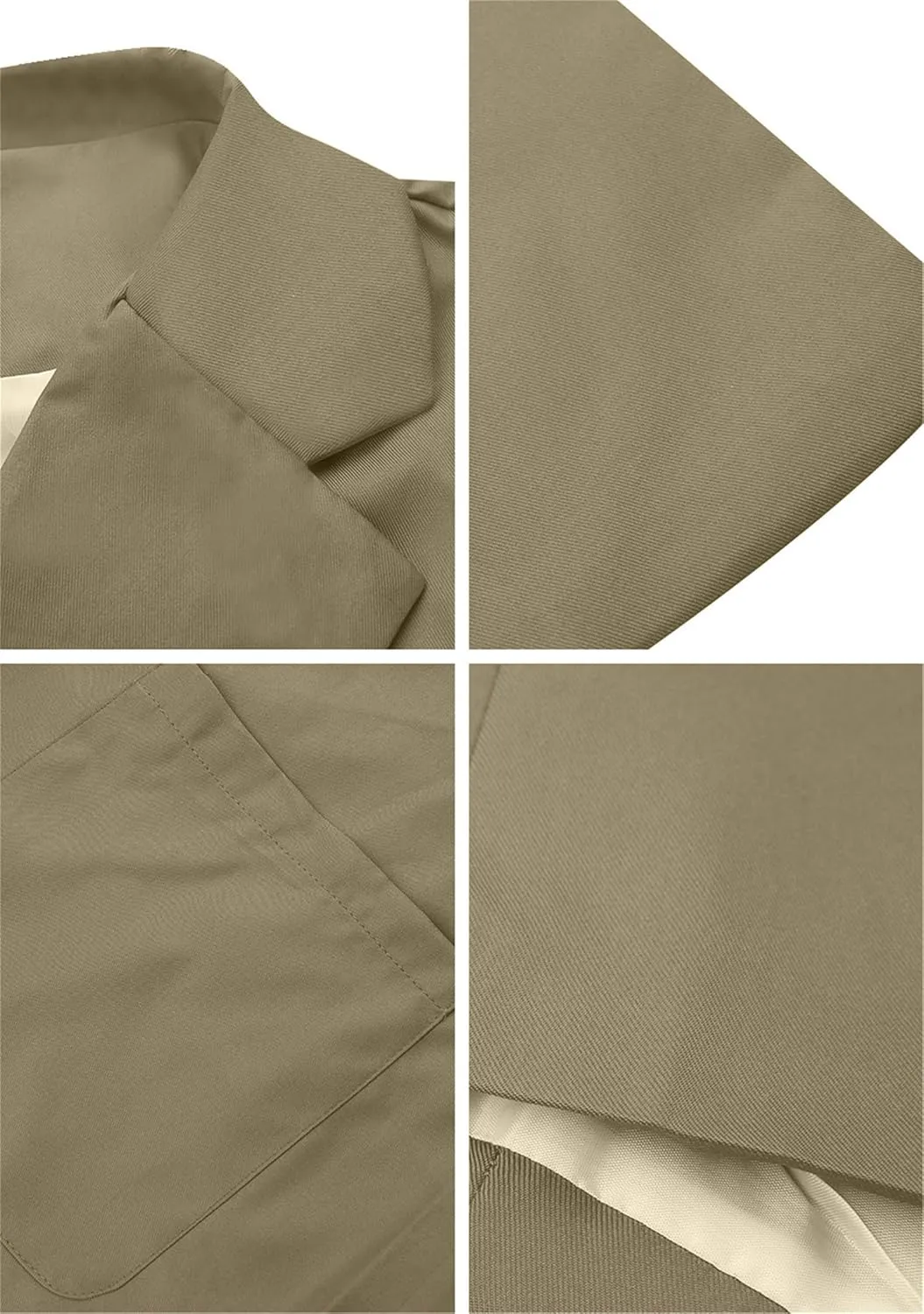 DIACACY Womens Open Front Long Sleeve Blazers Jacket Solid Color Plus Size Comfy Blazers