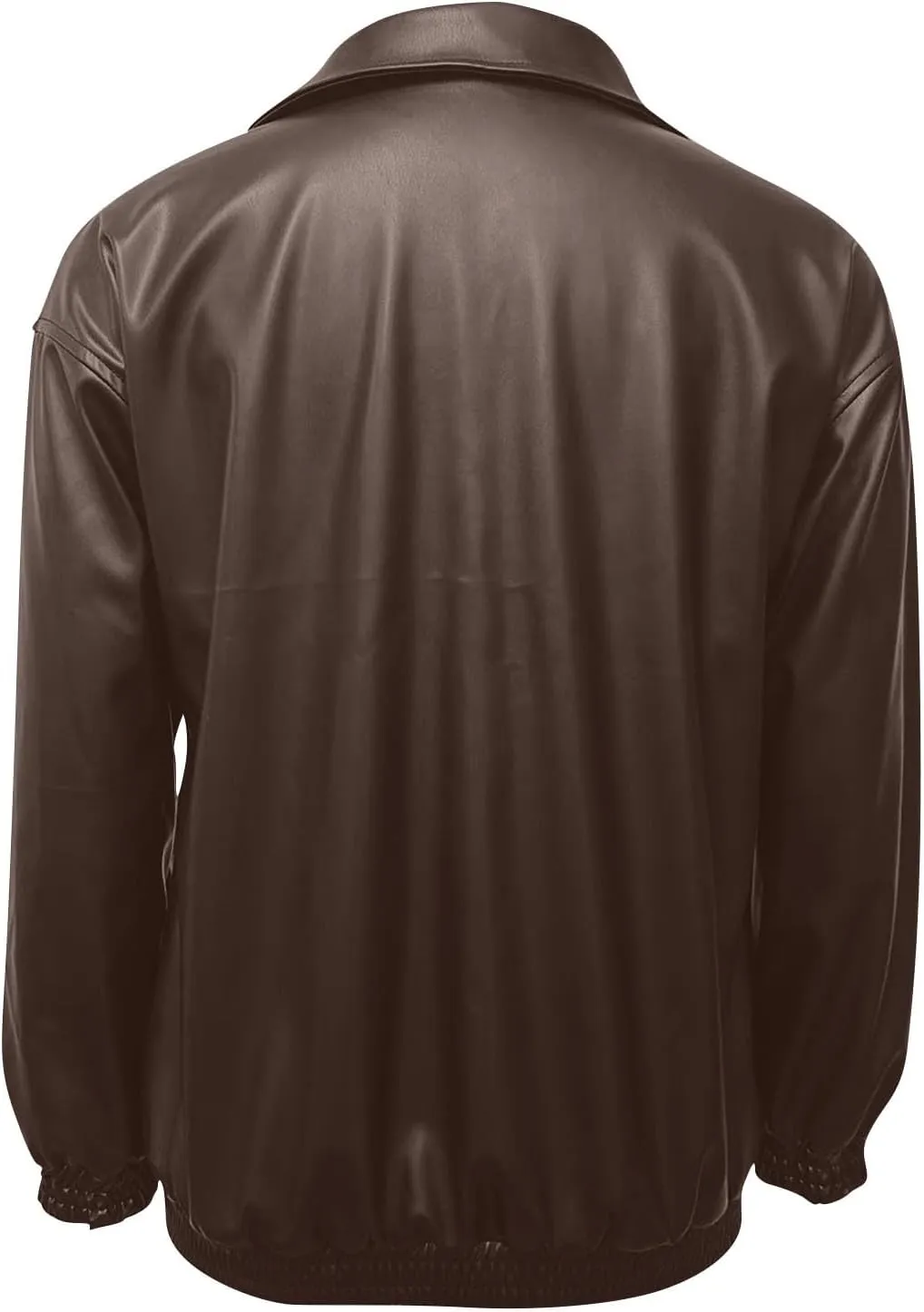 Faux Leather Jacket for Women Lapel Oversized Motorcycle Jacket Zip Up Bomber Coats Winter Fashion 2025 Fall Outfits