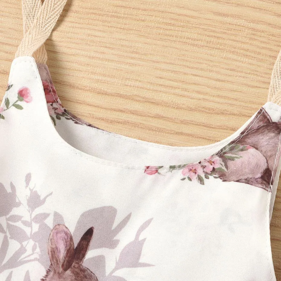 Floral Bunny Romper