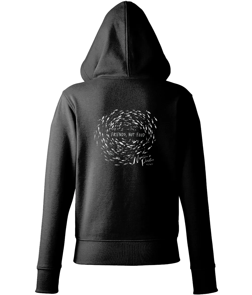 'Friends Not Food' Women's Zip Hoodie