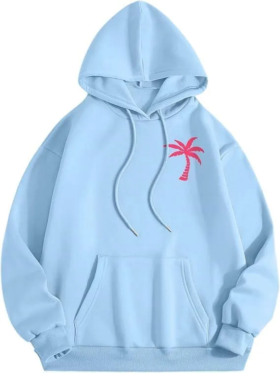 Graphic Hoodies Women Y2k Oversized Sweatshirt Long Sleeve Pullover Sweater Cute Hooded Preppy Top Aesthetic Shirts L/L