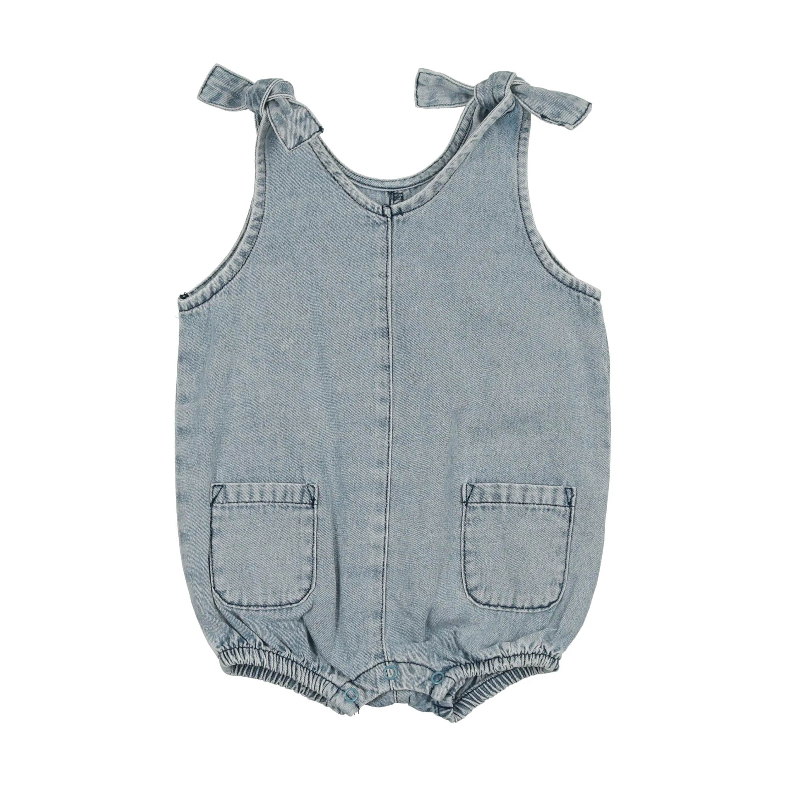 Lil Legs Stonewash Boys Romper