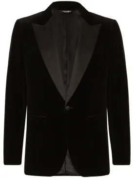 Peak Lapel Single-Breasted Blazer