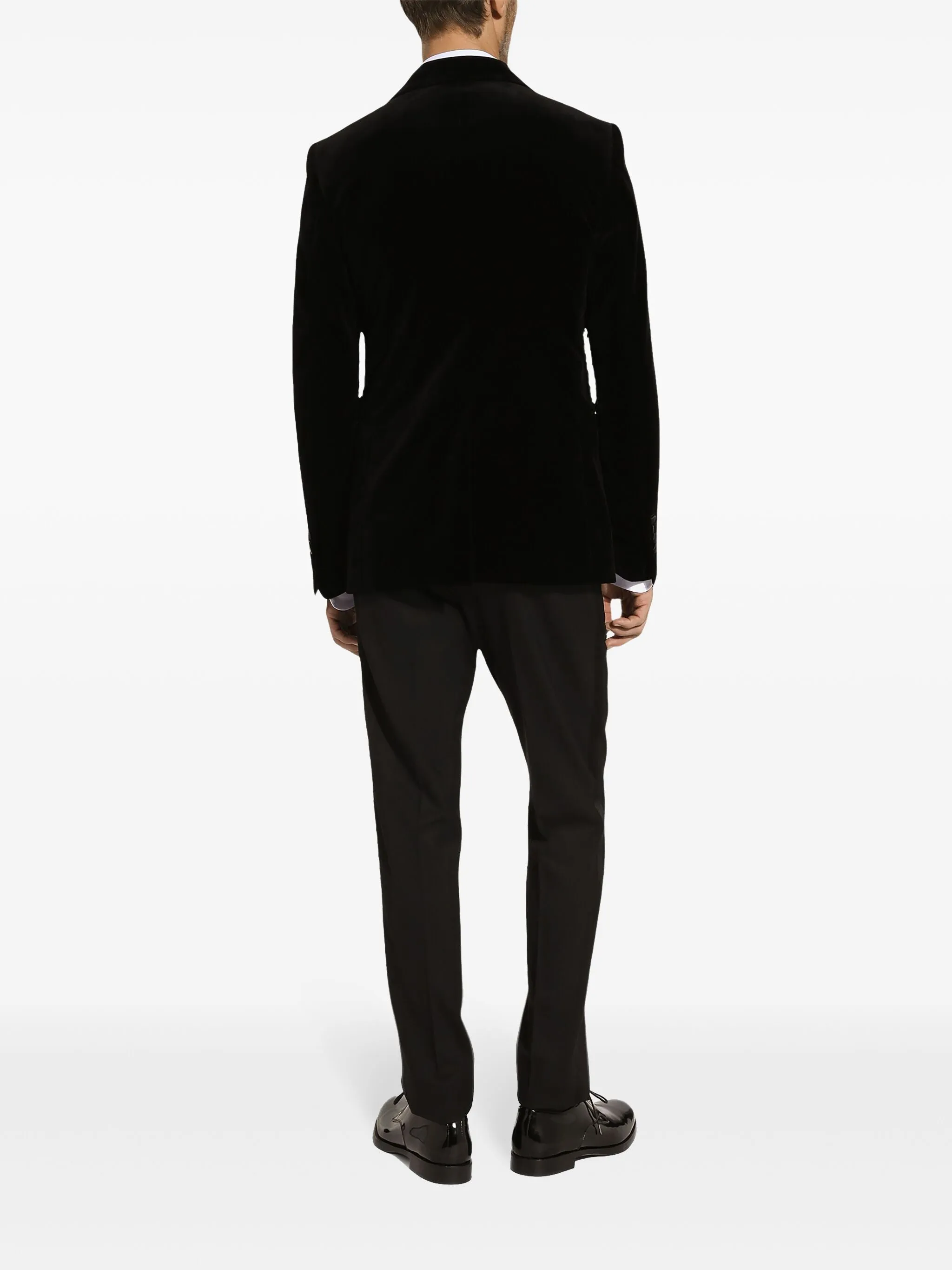 Peak Lapel Single-Breasted Blazer
