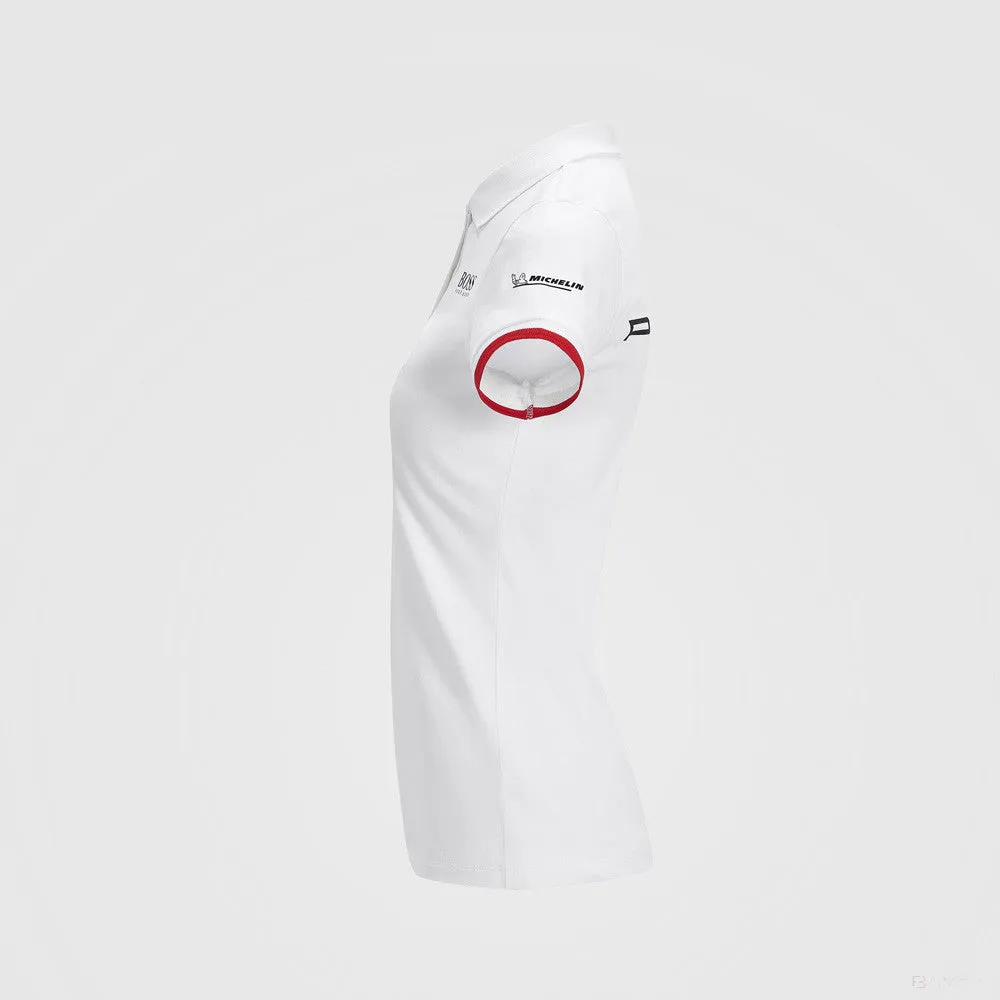 Porsche Womens Team Polo, White, 2022