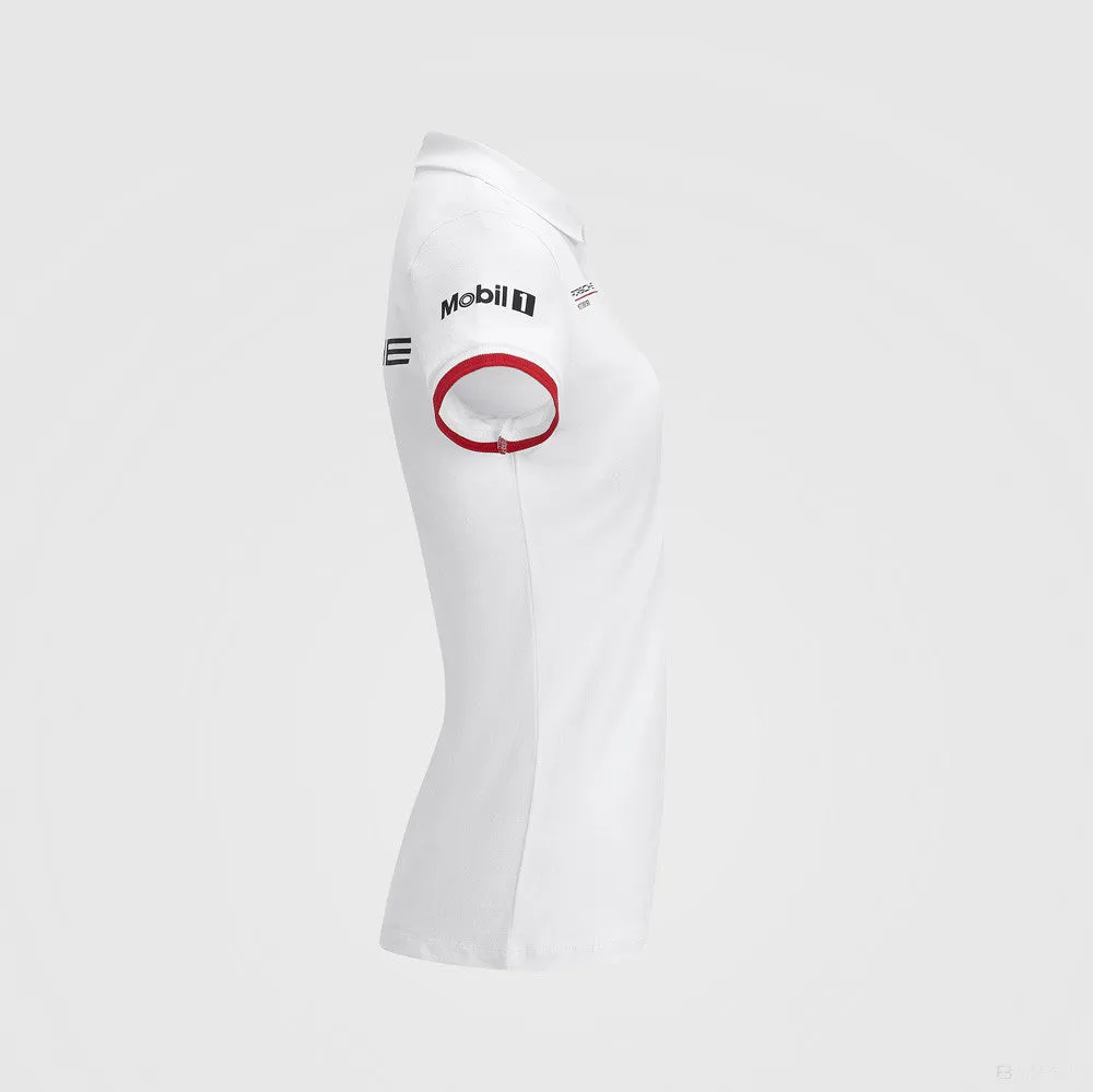 Porsche Womens Team Polo, White, 2022