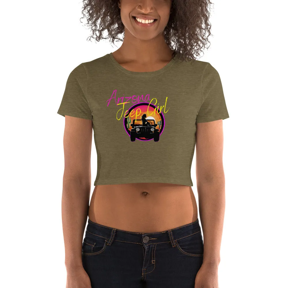 Shoreline Offroad Arizona Jeep Girl Women's Crop Tee