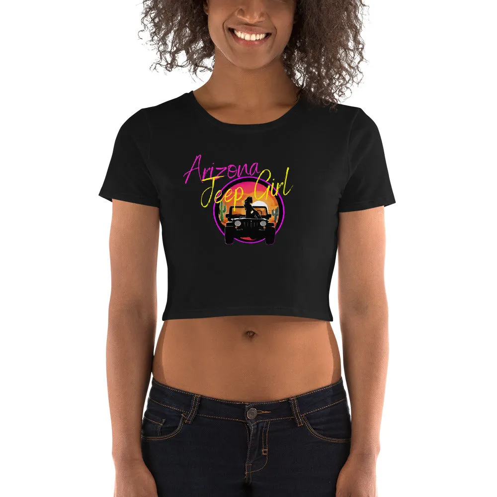 Shoreline Offroad Arizona Jeep Girl Women's Crop Tee