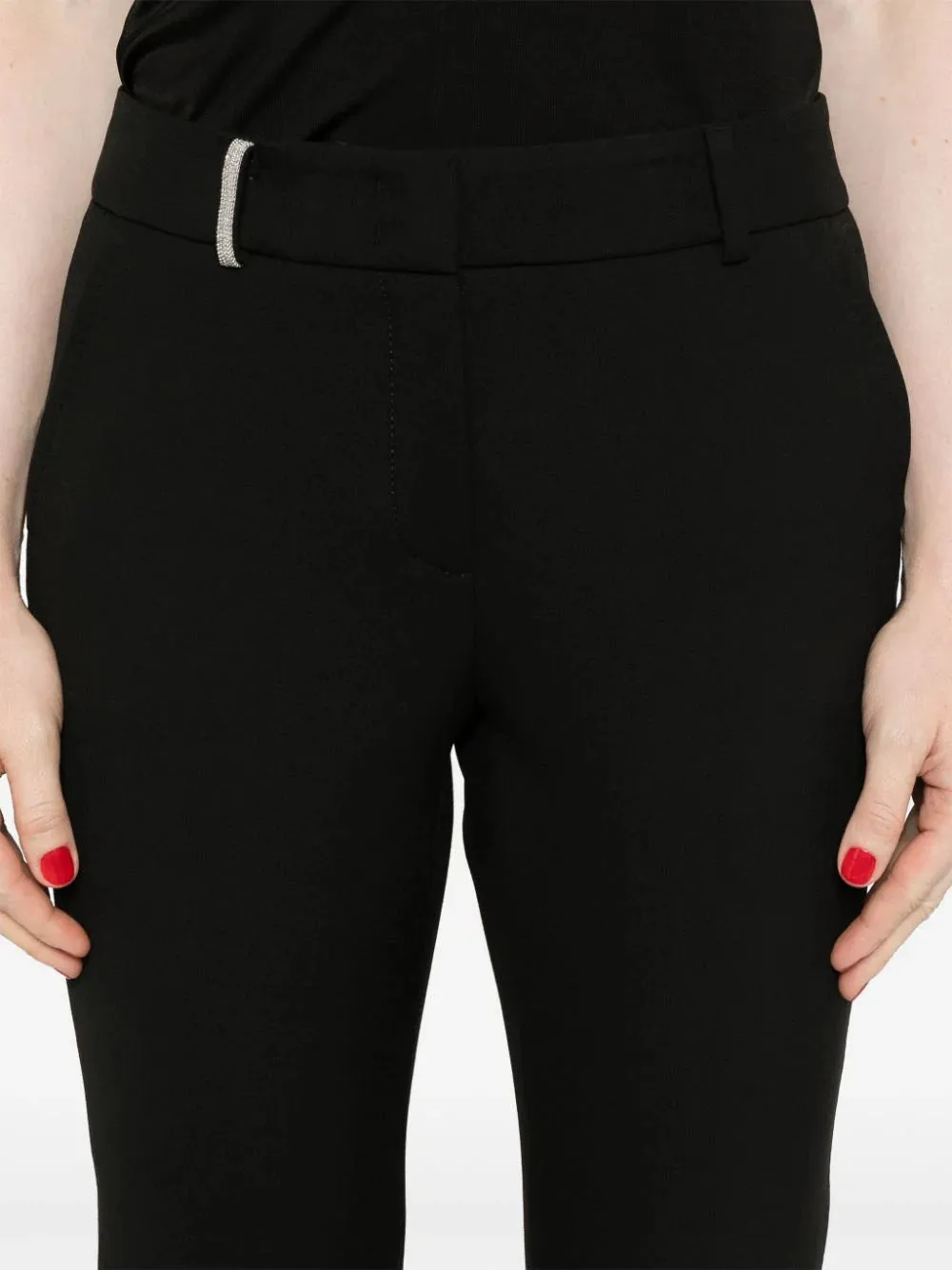 slim-fit trousers