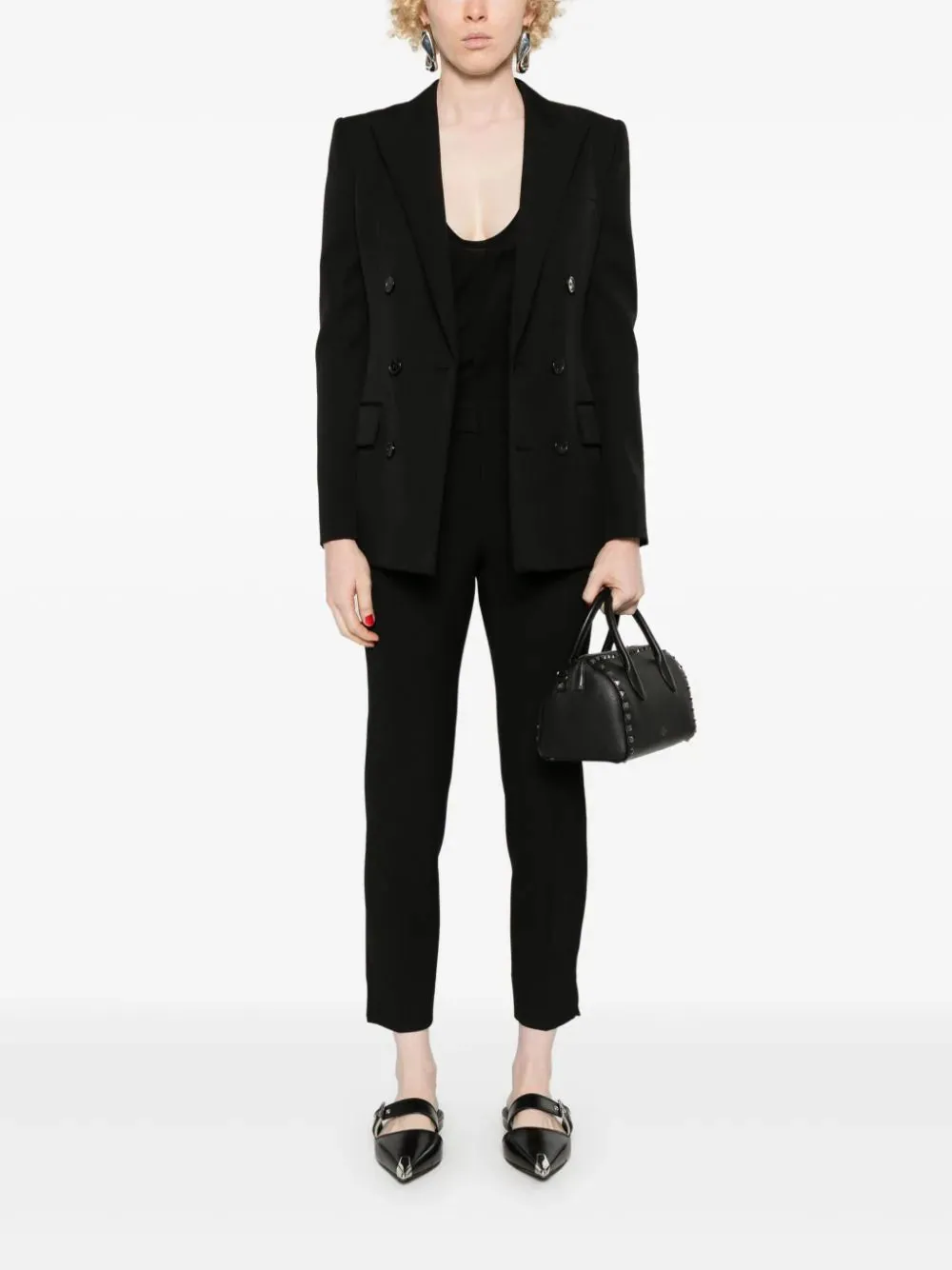 slim-fit trousers