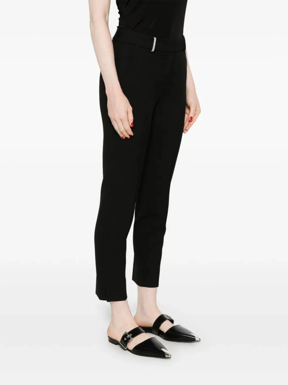 slim-fit trousers