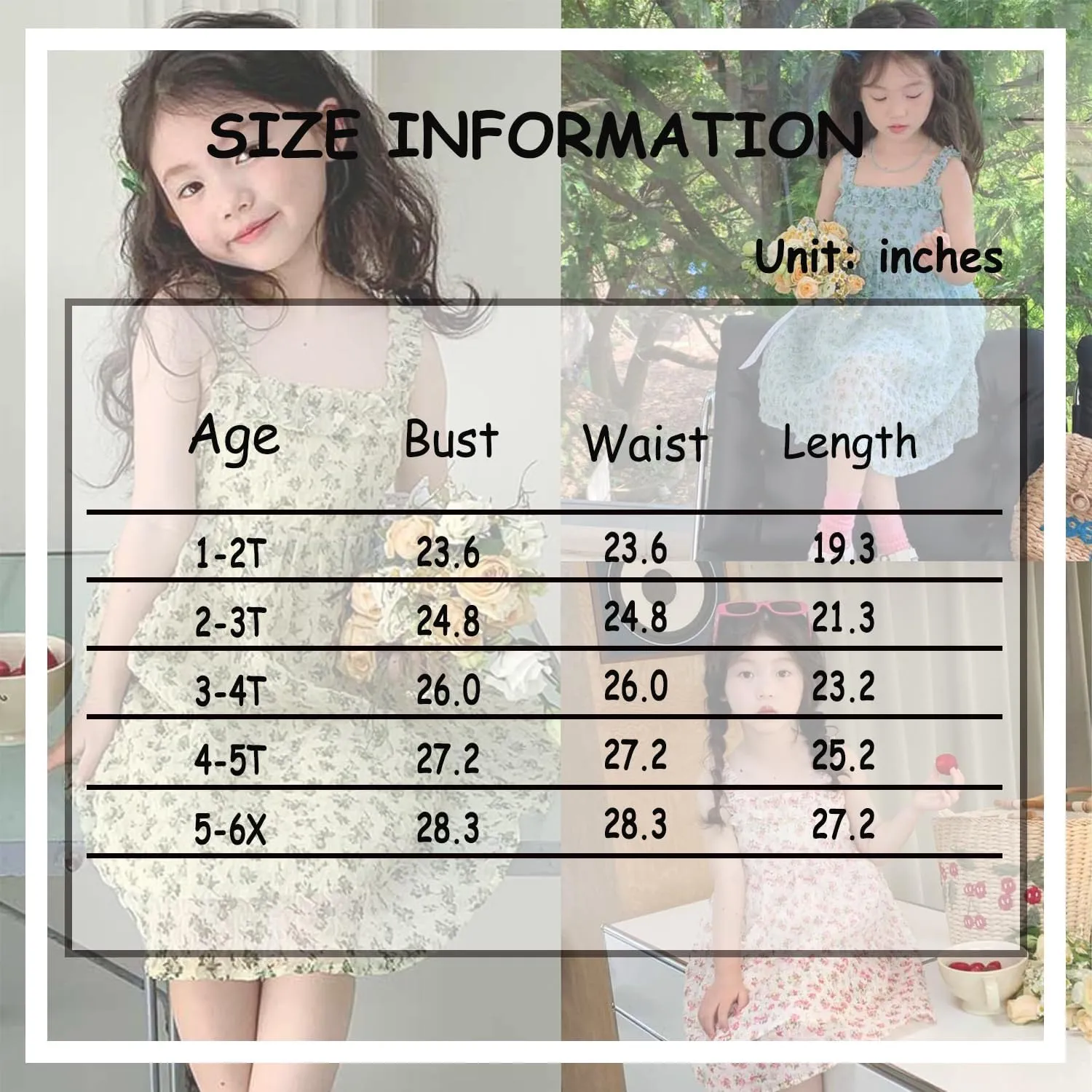 Toddler Girls Summer Dress Halter Spaghetti Strap Floral Print Chiffon Sundress Size 1-6T