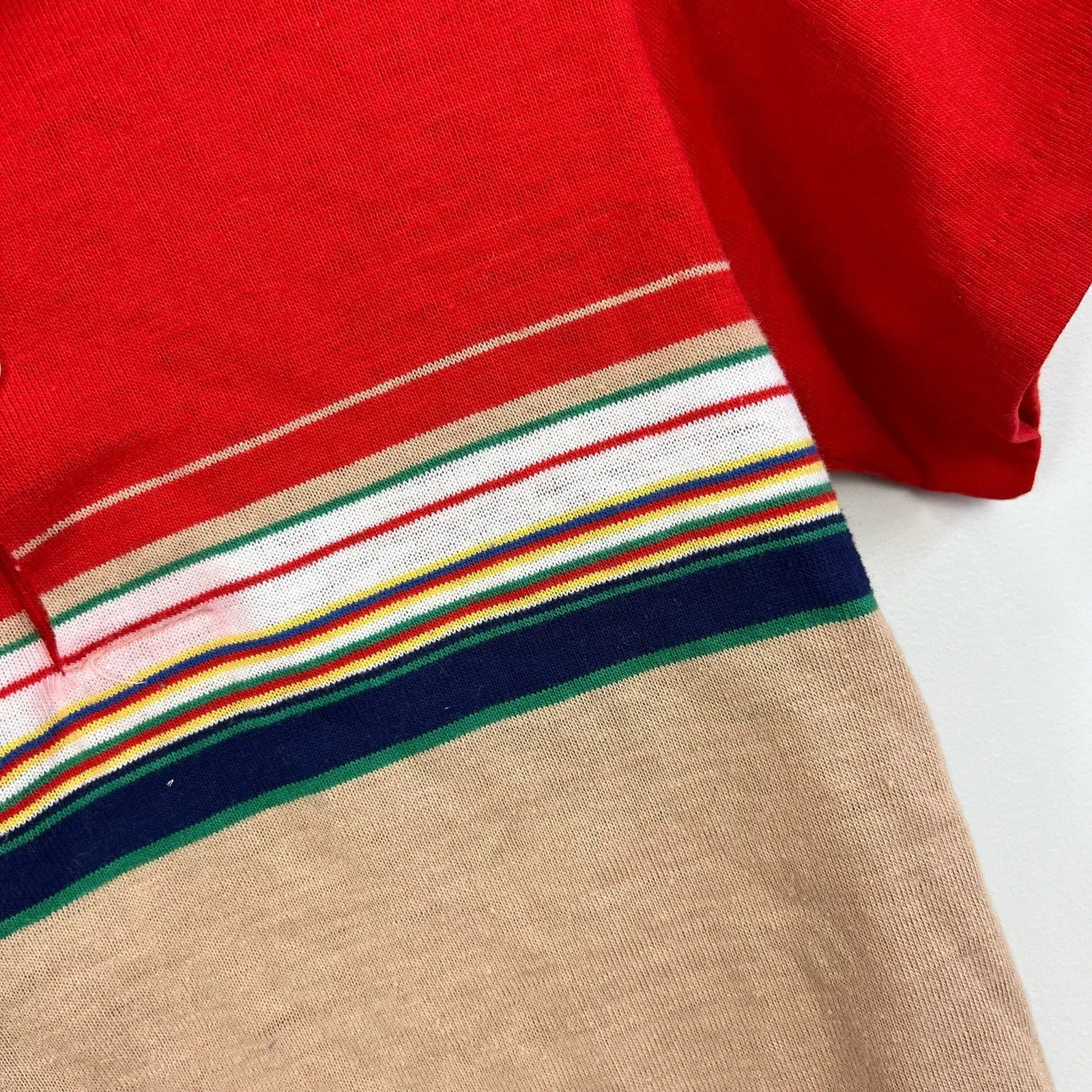 Vintage Red & Ran Short Sleeve Polo Shirt